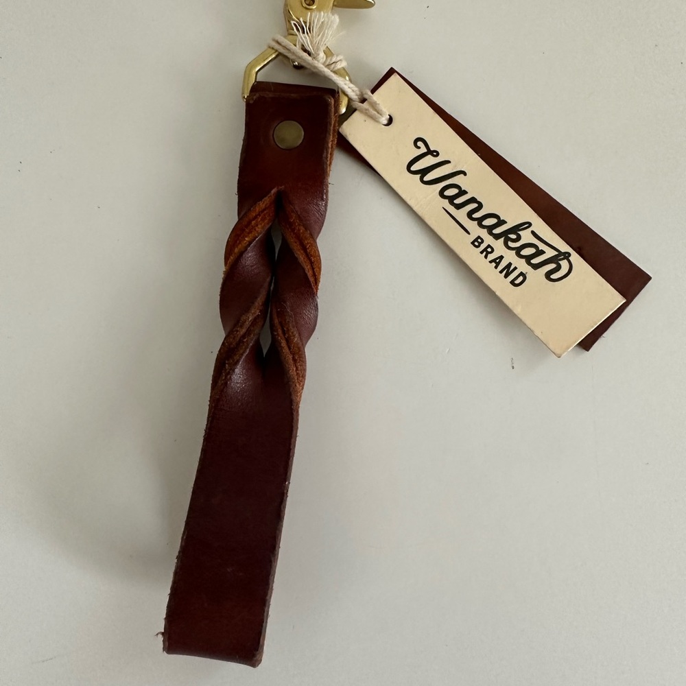 Leather key chain